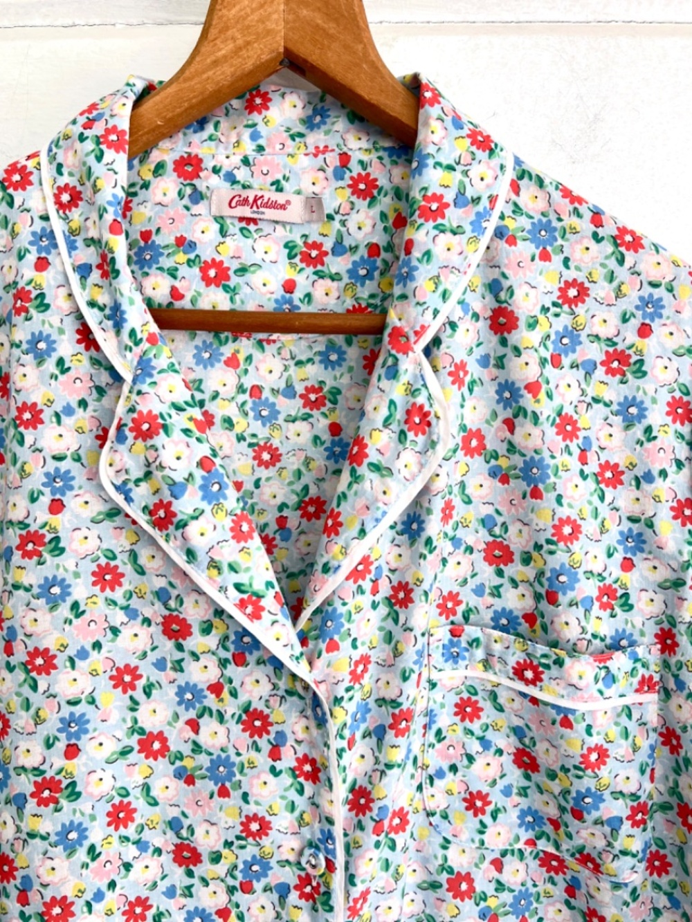 CATH KIDSTON Ditsy Floral Cotton Long Pajamas Set - L - Picture 3 of 15
